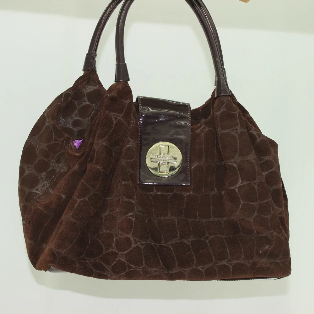 Kate Spade Brown Turnlock Shoulder Satchel